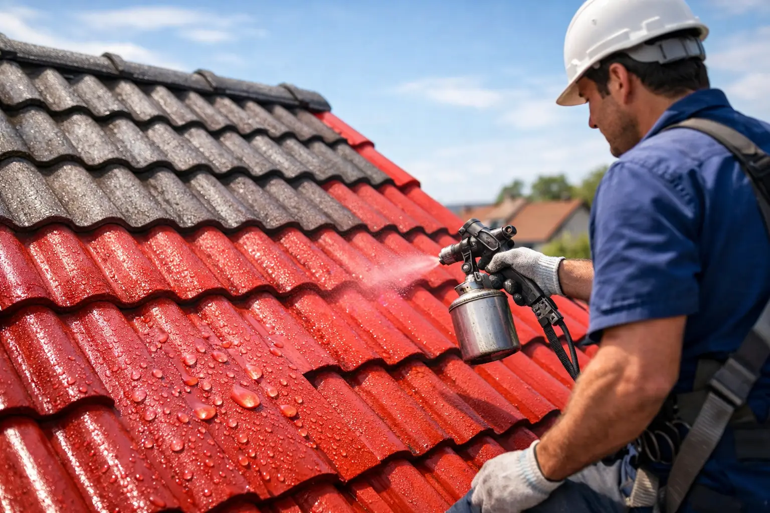 Peinture hydrofuge toiture - utile ou non ?