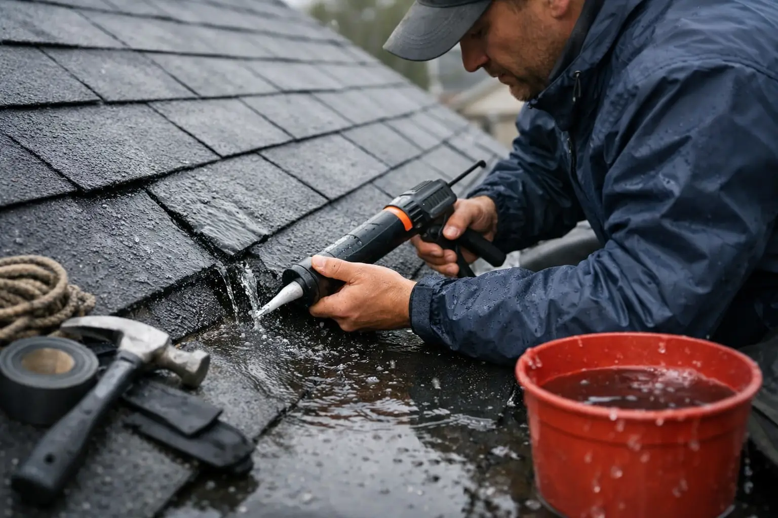 Comment réparer une fuite toiture vite