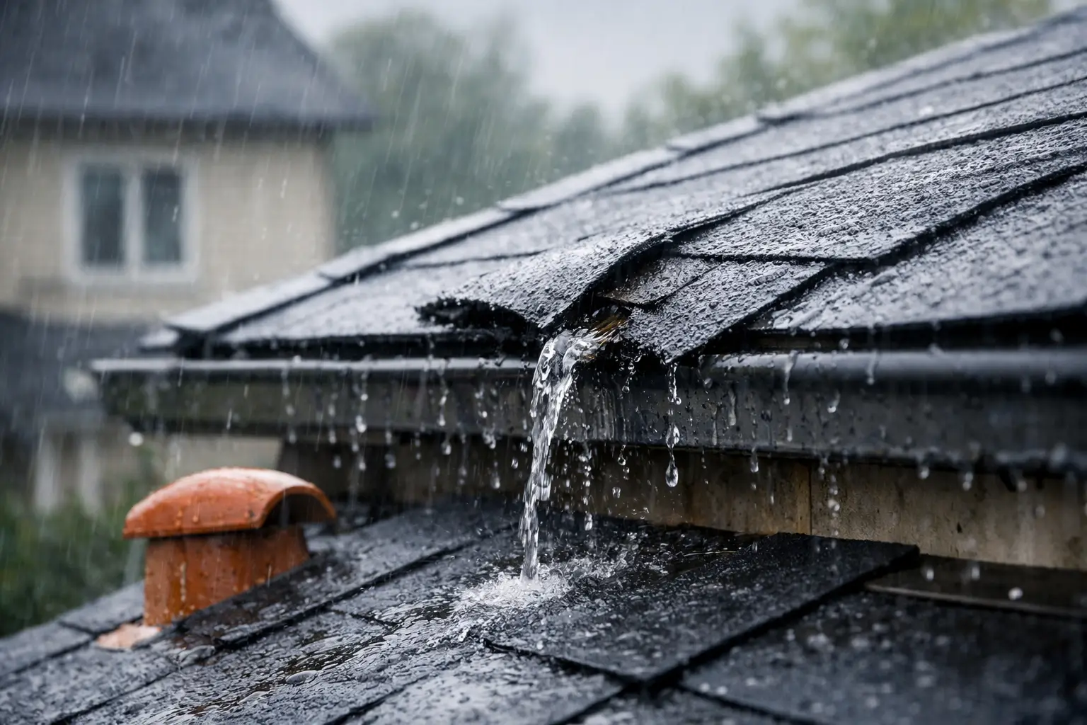 Pourquoi ma toiture fuit quand il pleut ?