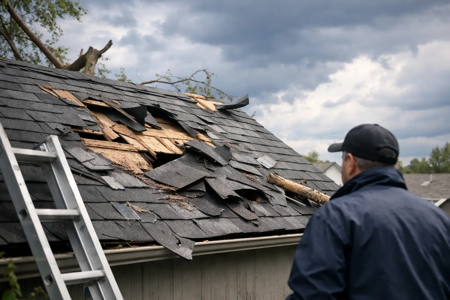 Toiture endommagée après tempête : que faire ?