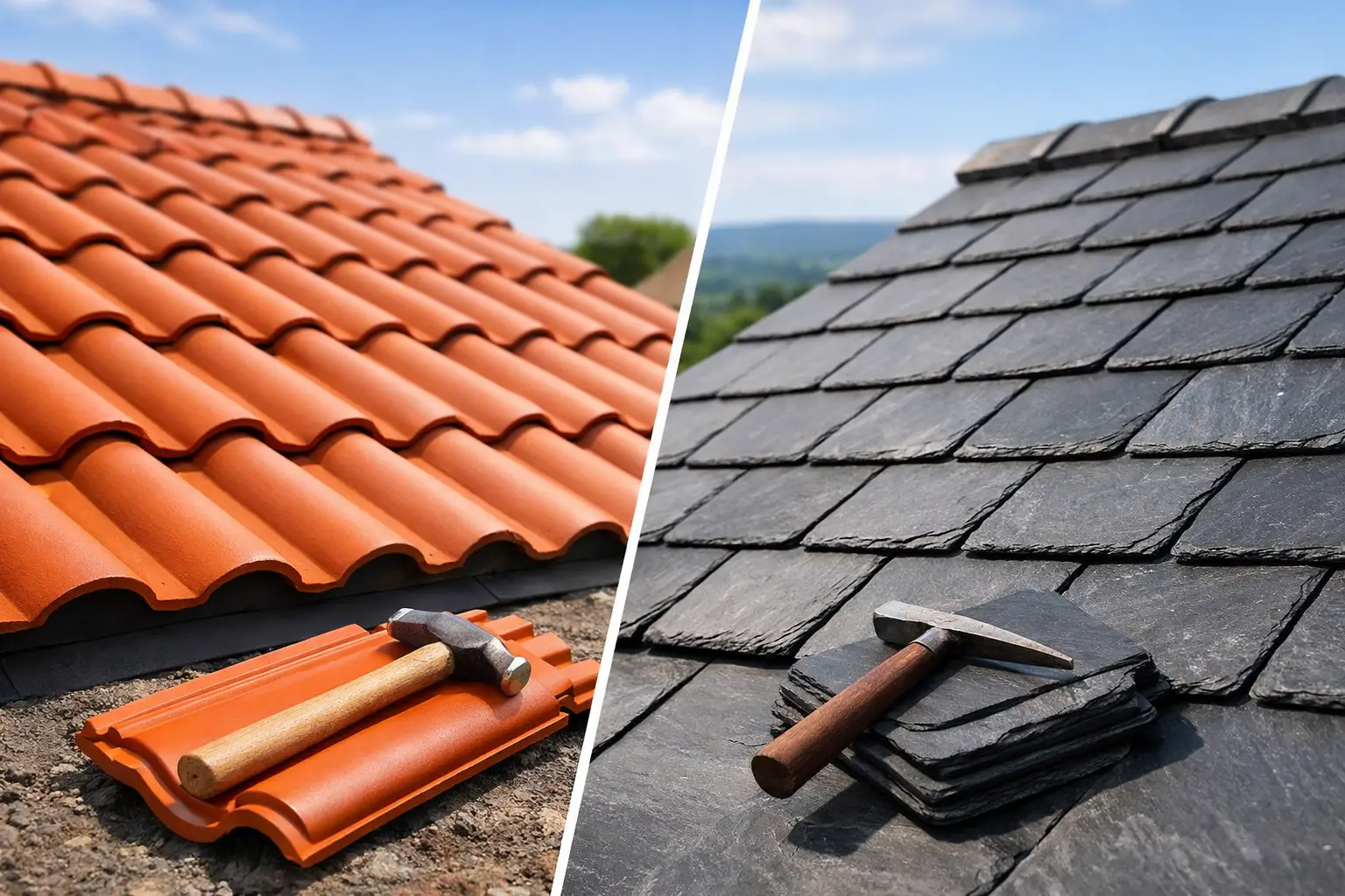 Tuiles ou ardoises toiture : que choisir ?