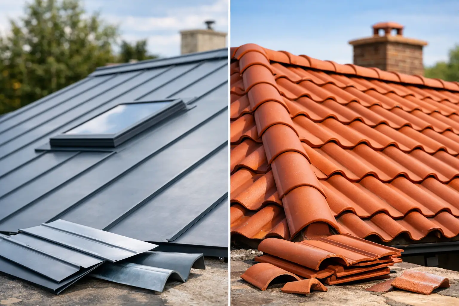 Toiture zinc ou tuiles : que choisir ?
